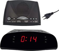 Radio Sveglia Digitale Display LED Bidirezionale FM Allarme e Snooze da Comodino