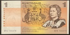 1 DOLLAR COMMONWEALTH OF AUSTRALIA 1 DOLLARO BANCONOTA CARTAMONETA