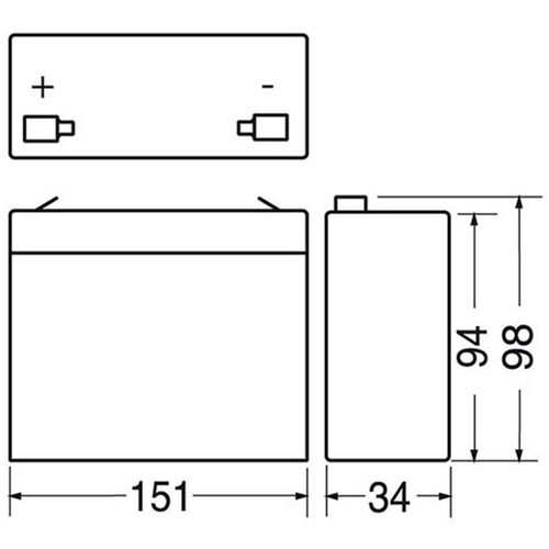 Batteria piombo - al,