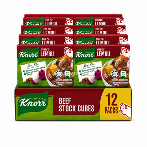 12x knorr manzo stock cubi - stock, 6