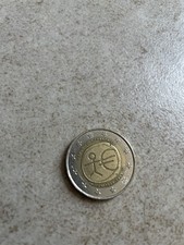 Moneta da 2 euro Molto rara Con Omino Stilizzato UEM 1999/2009 Francia