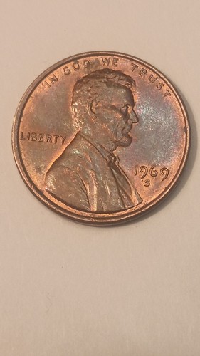 Penny centesimo lincoln 1969 - lincoln,