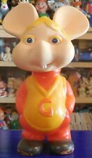 GIOCATTOLO VINTAGE VINILE GOMMA TOPO GIGIO MARIA PEREGO ANNI 70 ITALOCREMONA ITALIA 