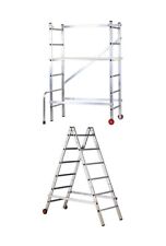 Trabattello alluminio multiposizione trasformabile in scala SVELT MAGO S mt1,73