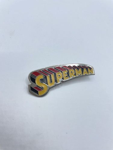 Vintage superman pin badge - superman,