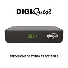 Digiquest Decoder Digitale Terrestre DVB-T2 G9 Mediaplayer Doppio Telecomando