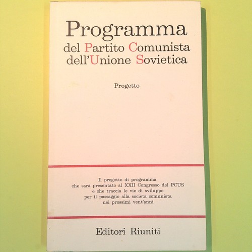 Programma del partito - programma,