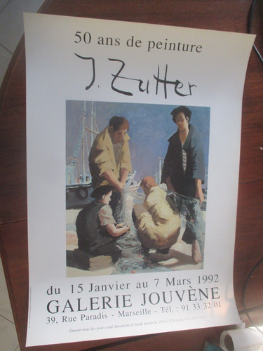 Affiche exposition zutter 50 - affiche,
