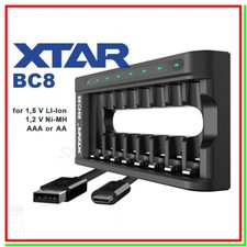 Caricabatterie xtar bc8 per - xtar,