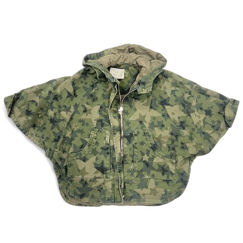 Poncho zara star - star, verde