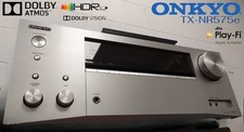 ONKYO TX-NR575E Ricevitore di rete 7.2 Dolby Atmos Vision Chromecast Play-Fi WiFi