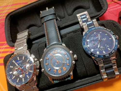 Cofanetto con orologi curren - 3,