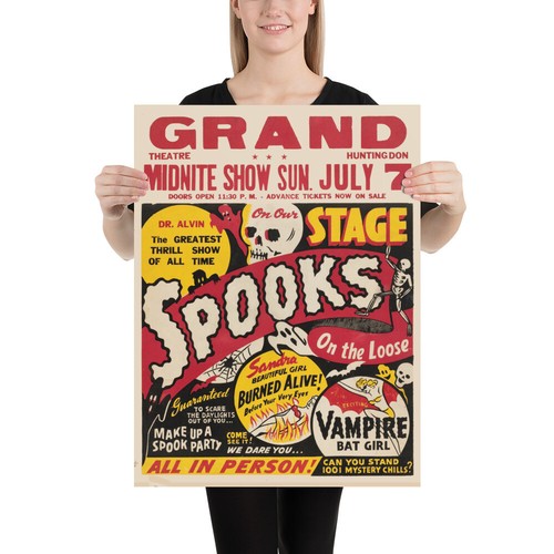 Spook show poster 24 - show, x