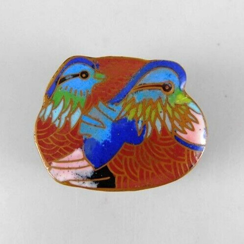 295 cloisonne trinket box - cloisonne,