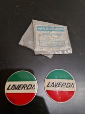 Coppia Stemma Serbatoio In Alluminio LAVERDA  750 1000 SF SFC anni 70 d'epoca