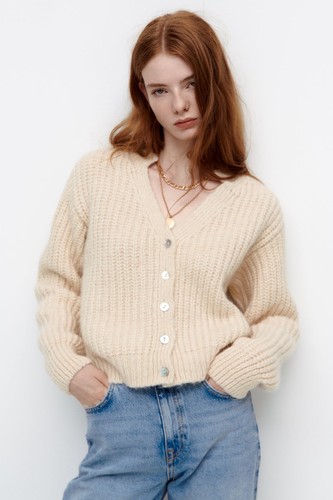 Zara cardigan maglia - cardigan, con
