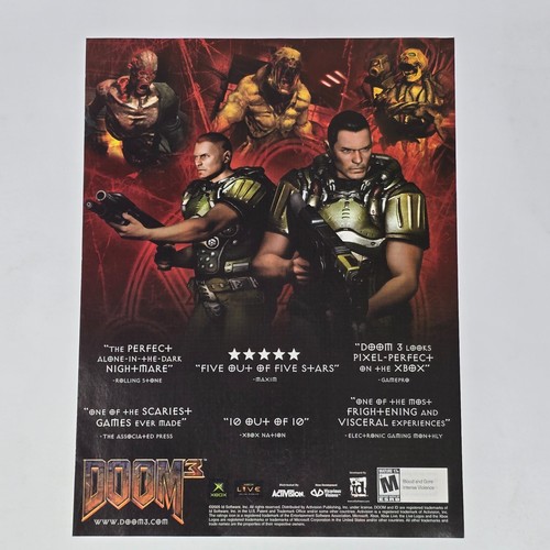 Doom xbox nightmare print - doom,