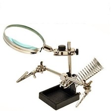 SUPPORTO TERZA MANO CON LENTE