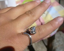 ANELLO a forma di  GATTO AG