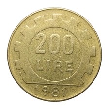 Moneta Italia 200 Lire 1981
