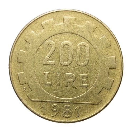 Moneta italia 200 lire 1981 - 200,
