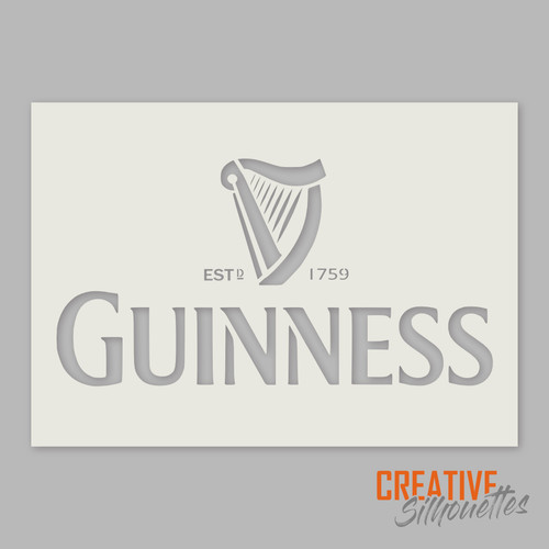 Guinness stencil birra - stencil,