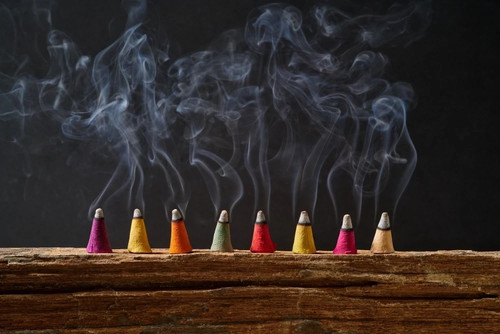 Veri coni incenso rosa - coni,