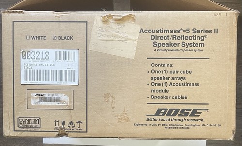 Bose acoustimass series - 5, ii