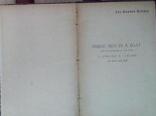 Jerome THREE MEN IN A BOAT