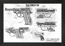 walther p38 poster arte da