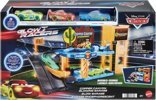 Mattel cars glow racers - racers, piston
