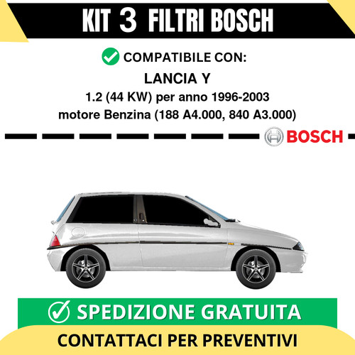 Kit bosch filtri tagliando - bosch,