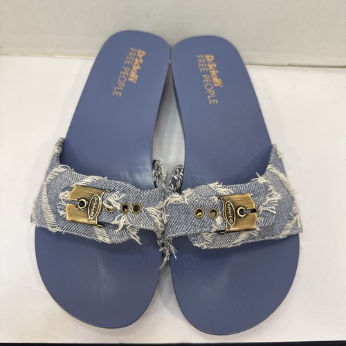 Sandali denim sfilacciati