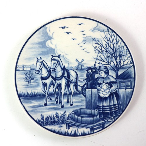 Piatto royal delfts - piatto, blauw