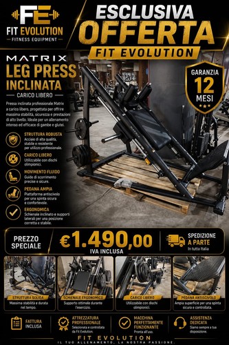 Leg press inclinata - press,