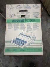 Macchina da scrivere elettrica Olivetti PT 506