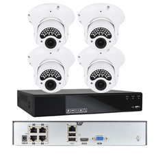 KIT PoE NVR 4 canali 5MP 4