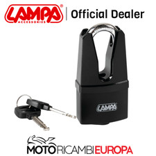 BLOCCA DISCO RINFORZATO PER MOTO E SCOOTER CON PIASTRE ANTITRAPANO