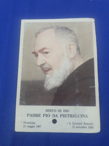 1968 padre pio reliquia - padre,