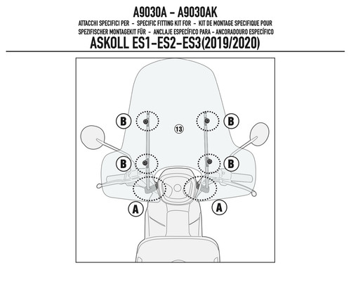 Parabrezza trasparente 8x66 - parabrezza,