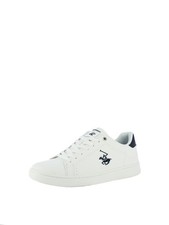 Sneakers stringate uomo bianco