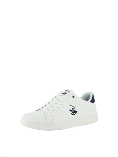 Sneakers stringate uomo bianco