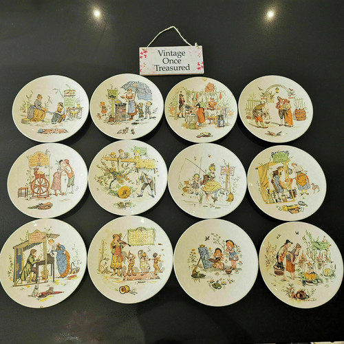 Antico piatto sarreguemines - piatto,