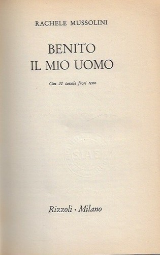 Benito mio uomo rachele - uomo,
