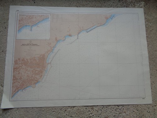 Mappa nautica shom santa - mappa,