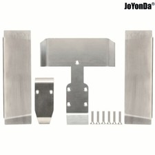Protezione piastra pattino acciaio inox per RC TRAXXAS 1/16 Mini E Revo 71054 VXL