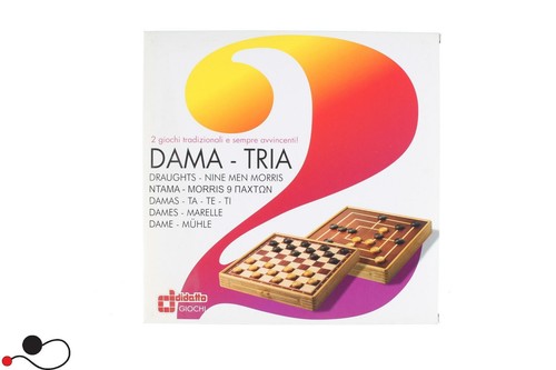 Gioco didatto dama tria - dama,