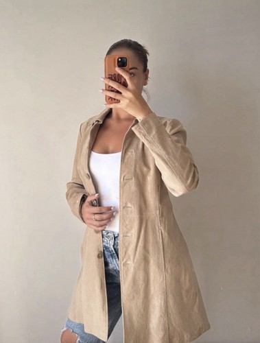 Trench giacca donna vera - trench,