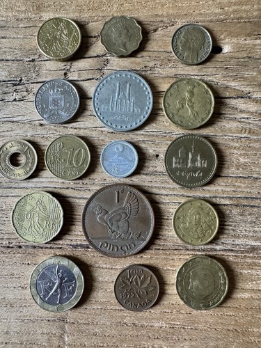 Lotto monete mondiali vintage - lotto,