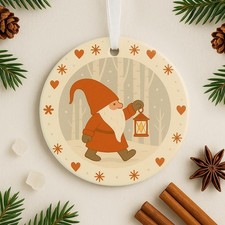 Ornamento gnomo nordico per decorazione scandinava decorazione albero di Natale norvegese